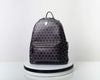 Grey Honeycomb Luxo Backpack